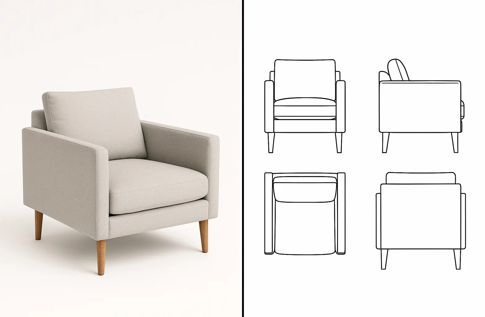 De imagen real a bloque CAD editable De imagen real a bloque CAD editable